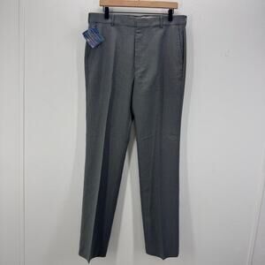 NWT VTG Levi's Menswear Gray Dress Pant 36x34 Gray Retro Disco Workwear Casual